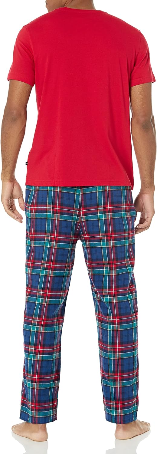 Nautica Men's Plaid Flannel Pajama Pant Set