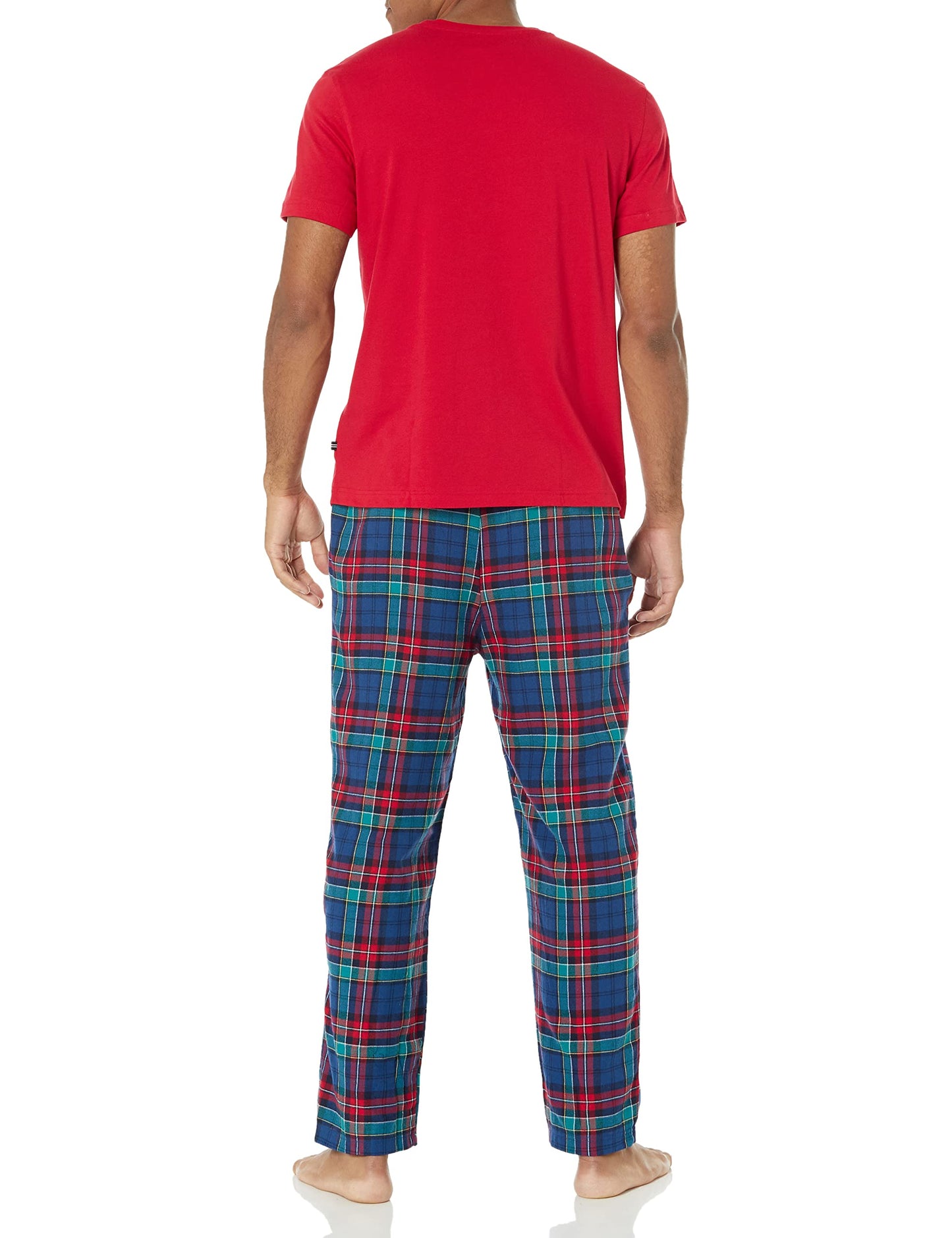 Nautica Men's Plaid Flannel Pajama Pant Set