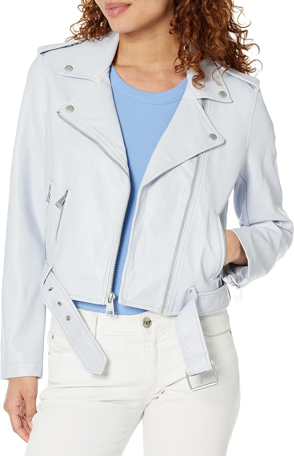 Levi's Women's Belted Faux Leather Moto Jacket (Regular & Plus Size)