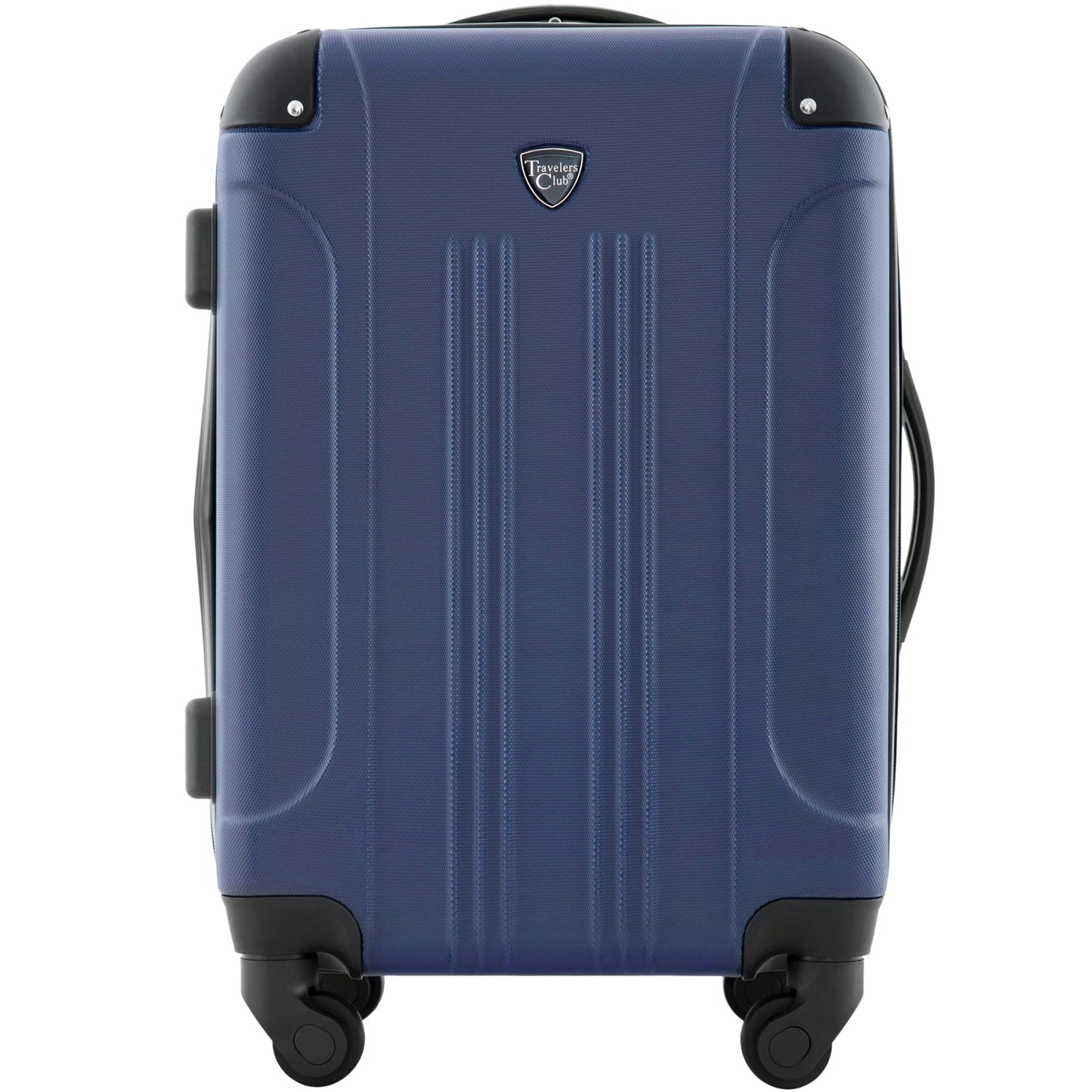 Travelers Club Chicago Hardside Expandable Spinner Luggages, Black, 20" Carry-On