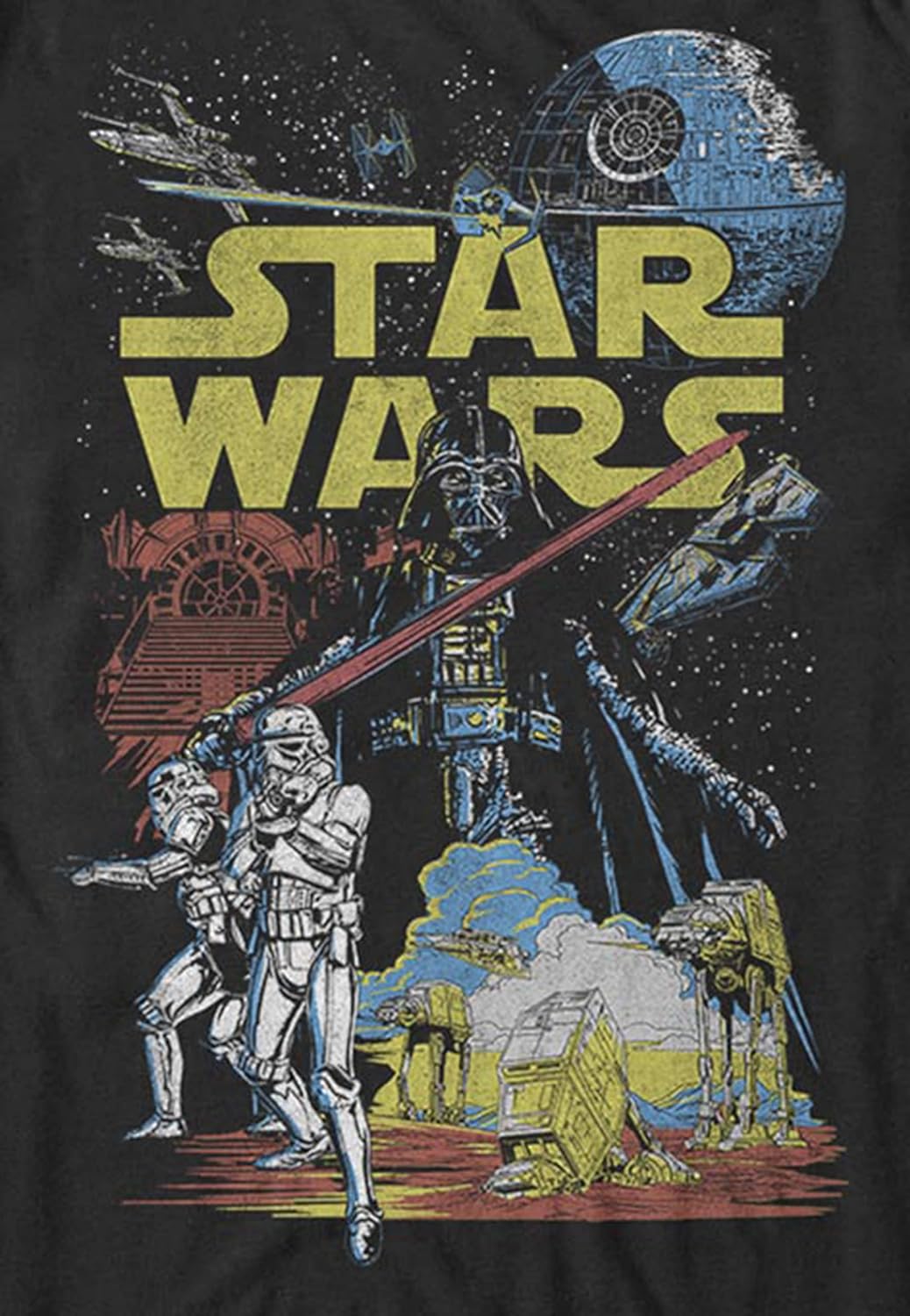 STAR WARS Young Men's Rebel Classic Graphic T-Shirt