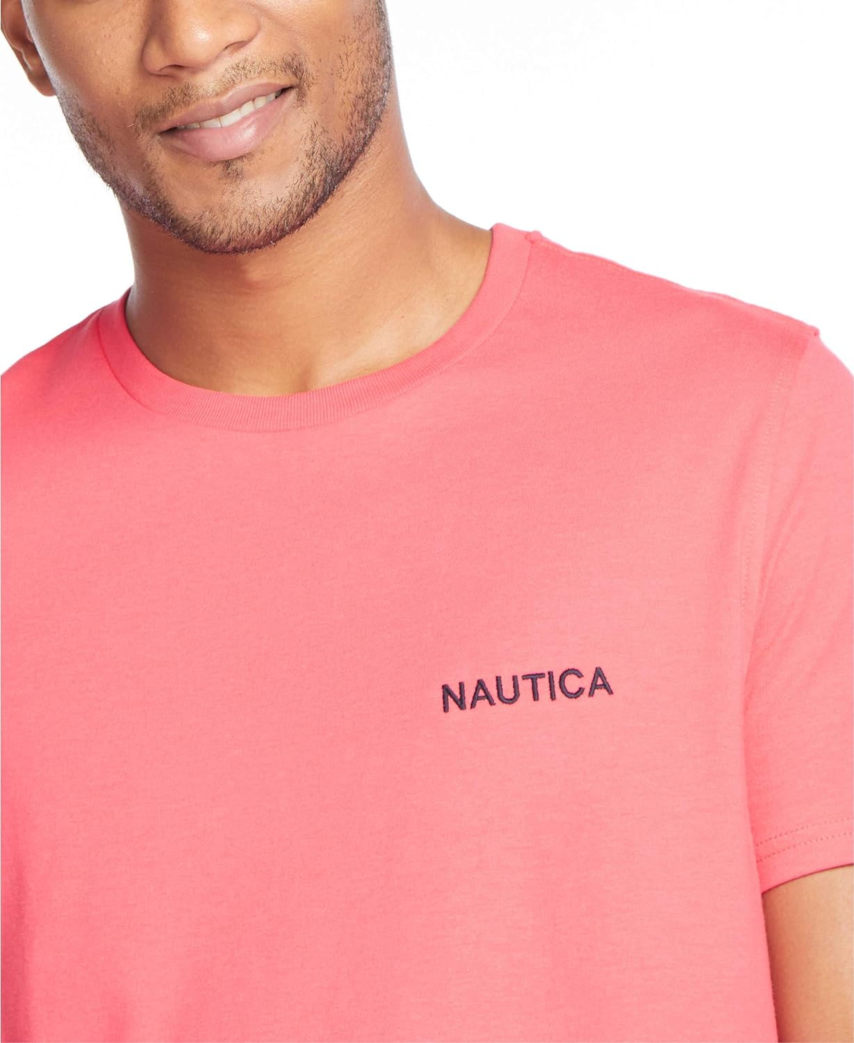 Nautica Men's Short Sleeve Solid Crew Neck T-Shirt