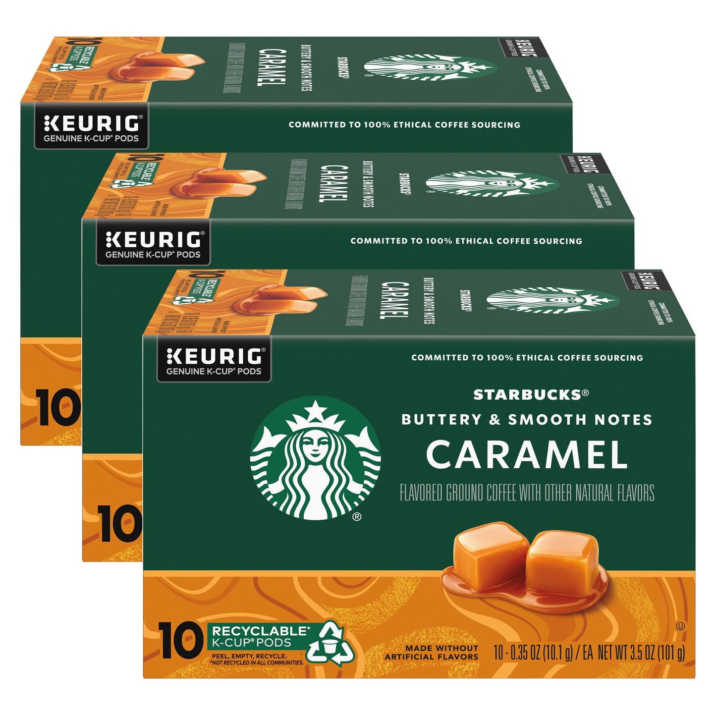 Starbucks K-Cup Coffee Pods—Medium Roast Coffee—Pike Place Roast for Keurig Brewers—100% Arabica—4 boxes (96 pods total)