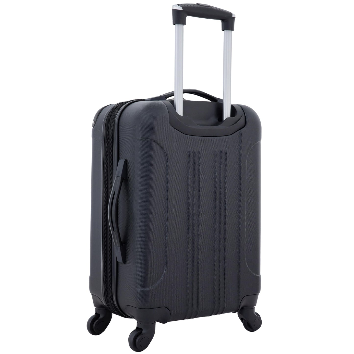 Travelers Club Chicago Hardside Expandable Spinner Luggages, Black, 20" Carry-On