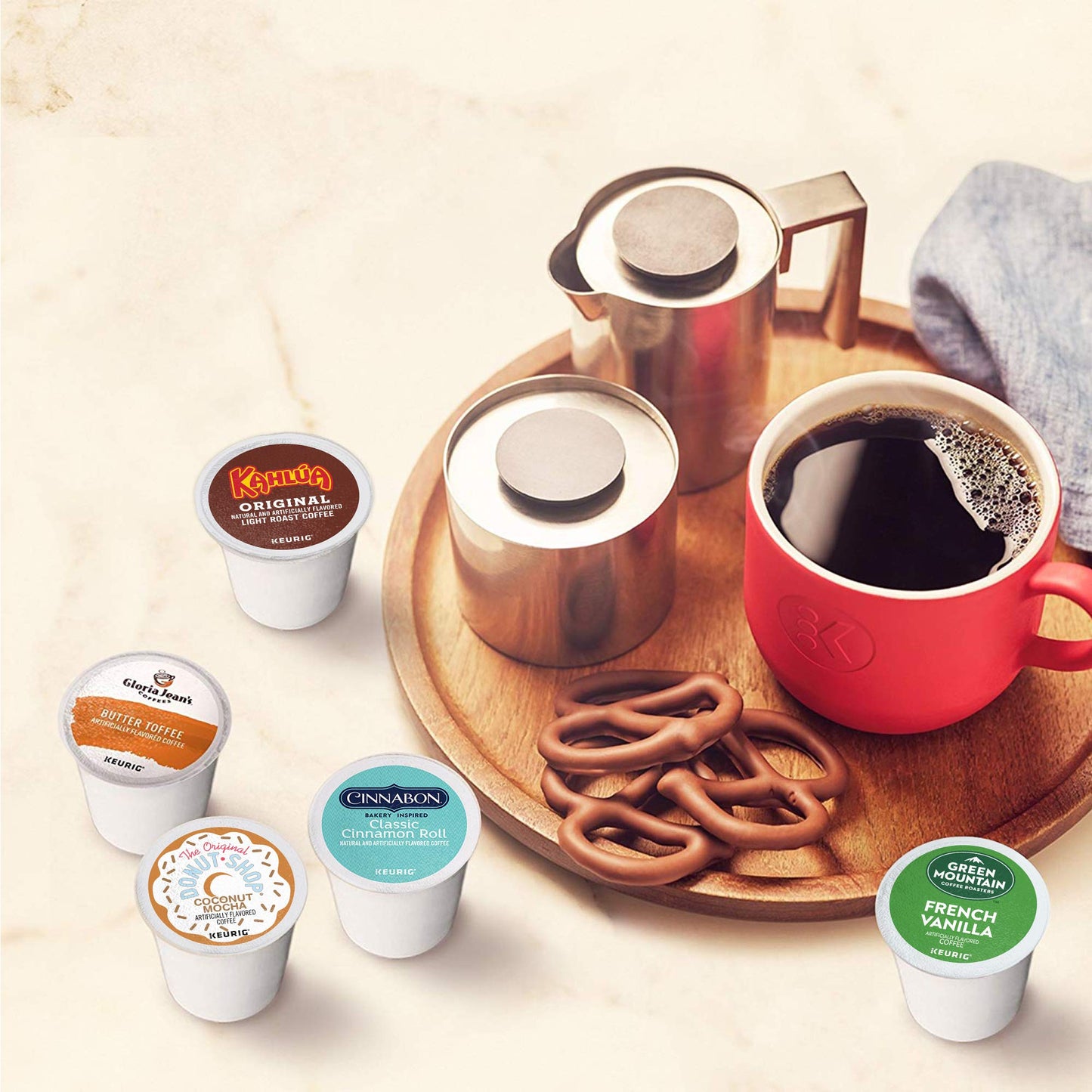 Keurig Coffee Lovers' Collection Sampler Pack, Single-Serve K-Cup Pods, Compatible with all Keurig 1.0/Classic, 2.0 and K-Café Coffee Makers, Variety Pack, 40 Count