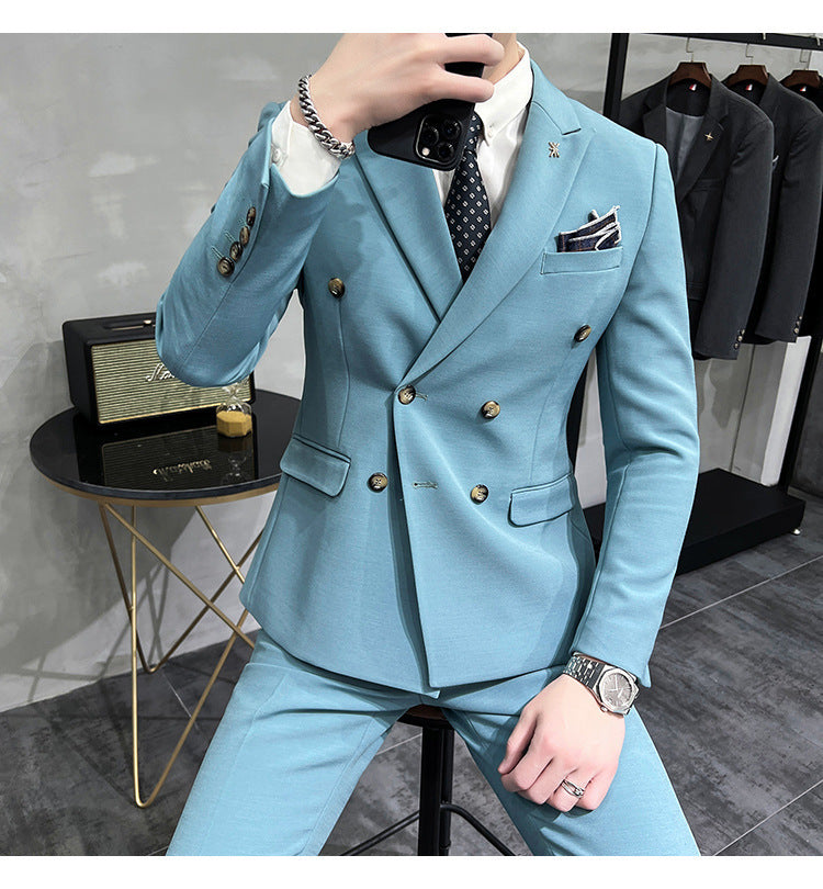 Men's Business Formal High-grade British Style Suit For Men