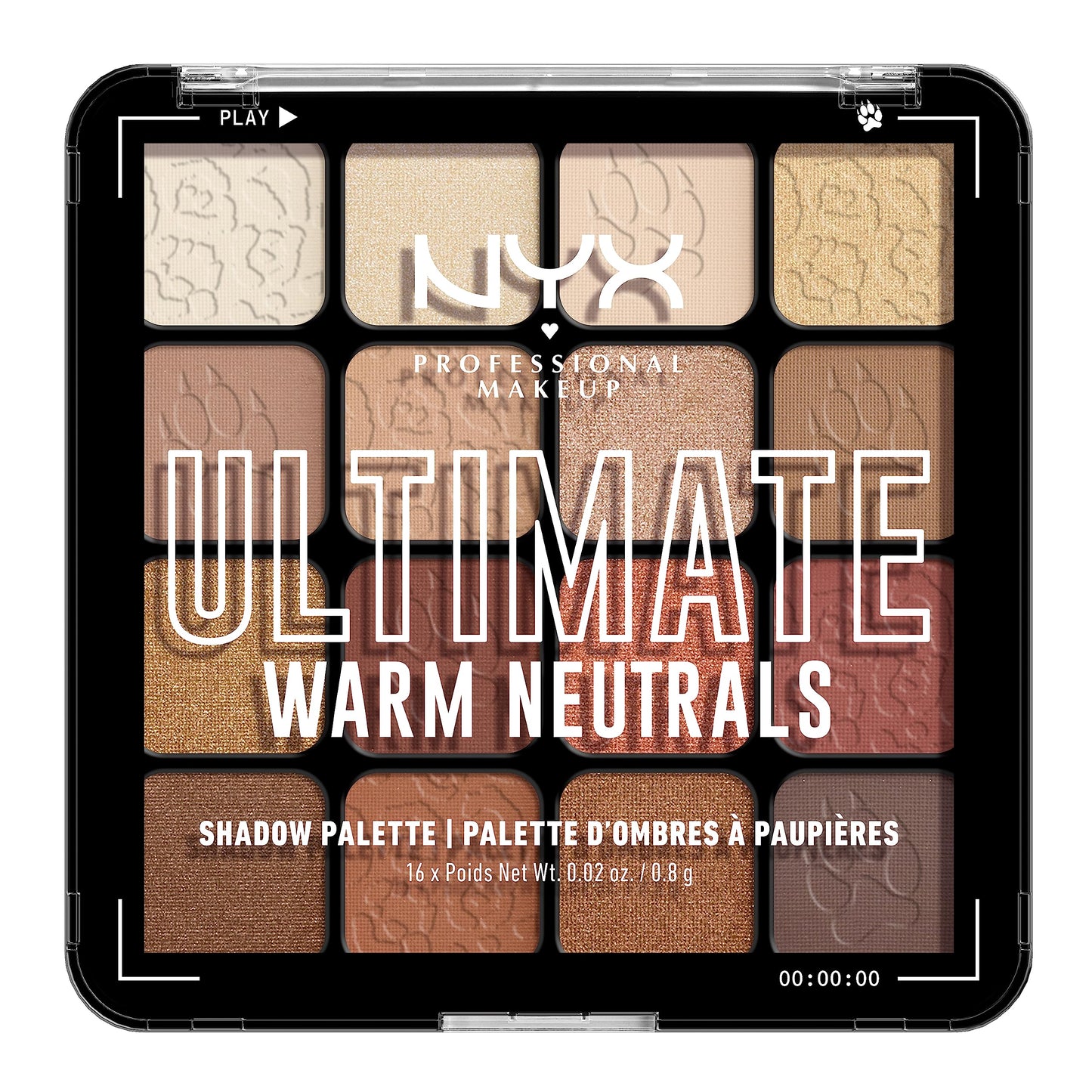 NYX PROFESSIONAL MAKEUP Ultimate Shadow Palette, Eyeshadow Palette - Warm Neutrals