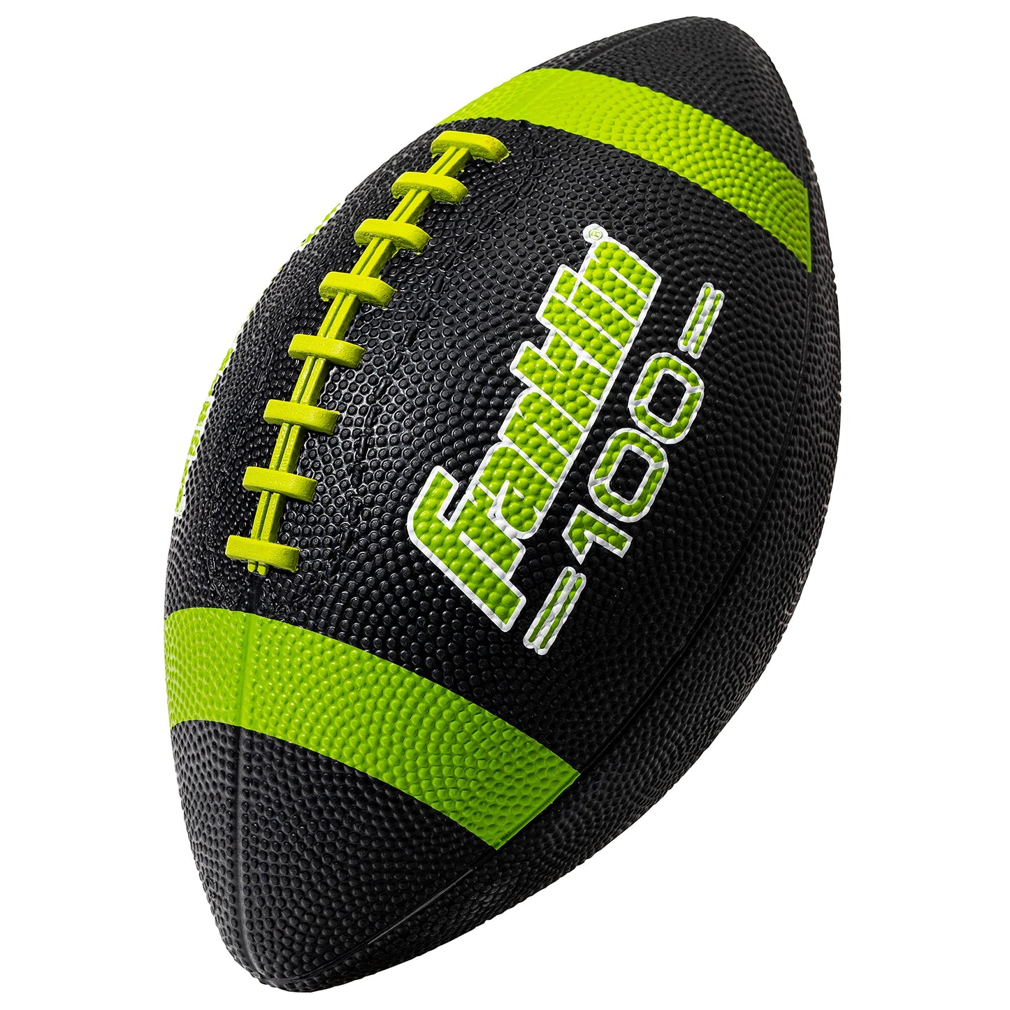 Franklin Sports Kids Junior Football - Grip-Rite 100 Youth Junior Size Rubber Footballs - Peewee Kids Durable Outdoor Rubber Footballs - Single Footballs + 6 Football Bulk Packs Available