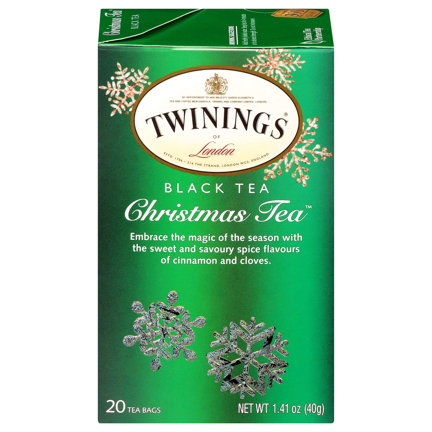 Twinings Decaffeinated English Breakfast Individually Wrapped Black Tea Bags, 20 Count Pack of 6, Flavourful & Robust