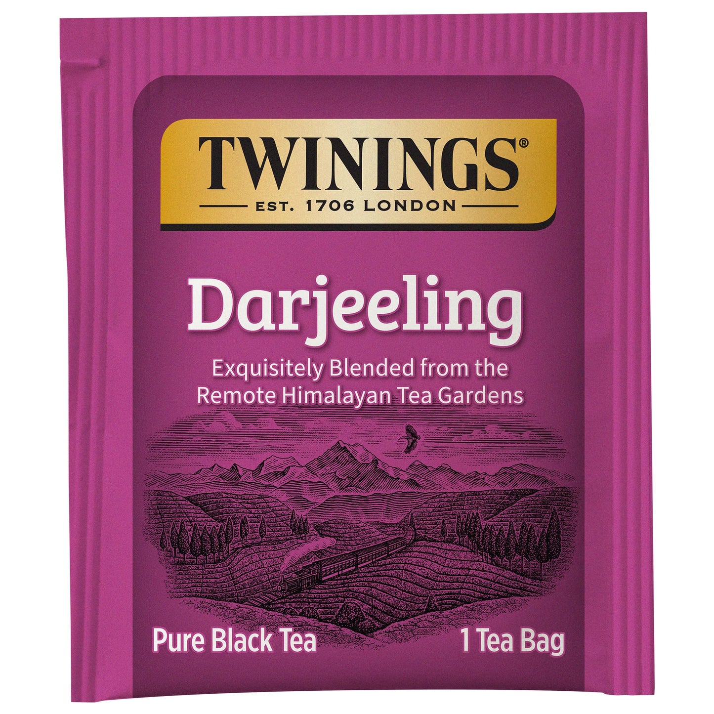 Twinings Decaffeinated English Breakfast Individually Wrapped Black Tea Bags, 20 Count Pack of 6, Flavourful & Robust