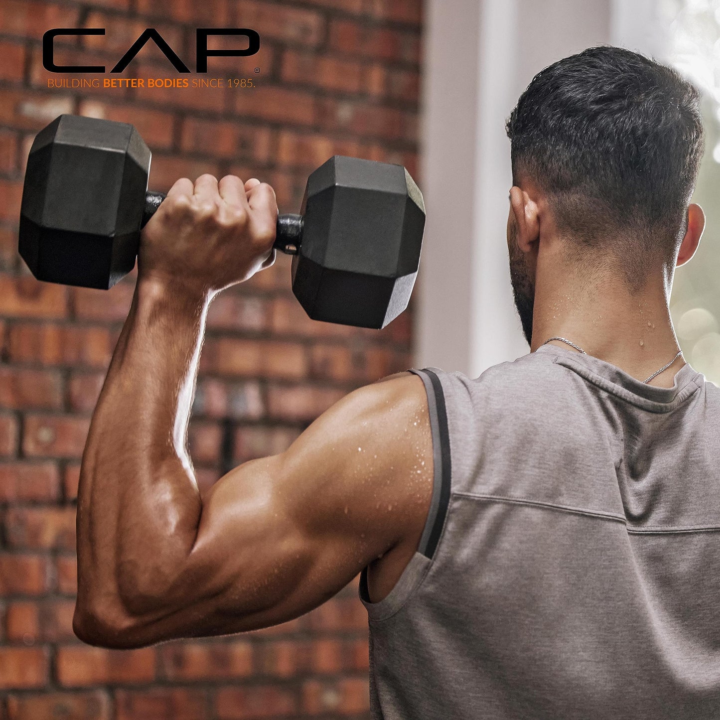 CAP Barbell Dumbbell Set with Rack | Multiple Options in 150lbs and 210lbs