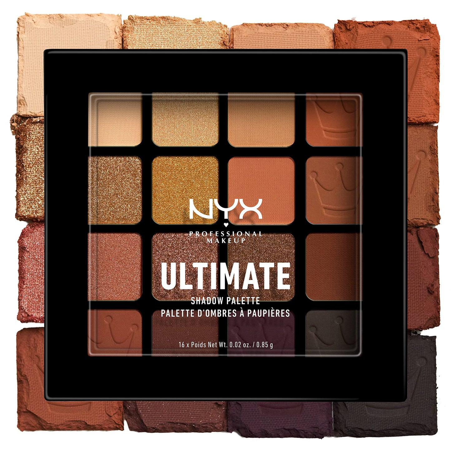 NYX PROFESSIONAL MAKEUP Ultimate Shadow Palette, Eyeshadow Palette - Warm Neutrals