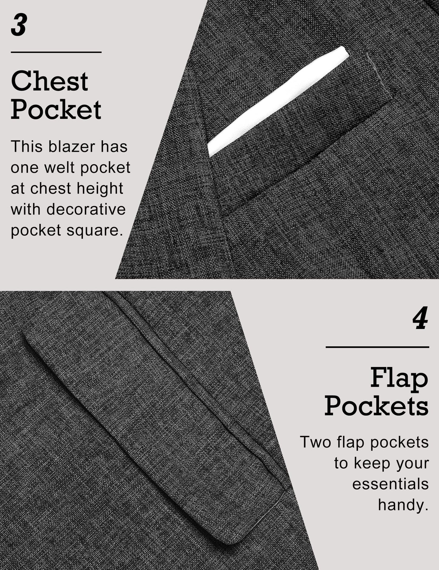 COOFANDY Men's Blazer Casual Sport Coats Slim Fit One Button Suit Jacket Lightweight Sports Jacket