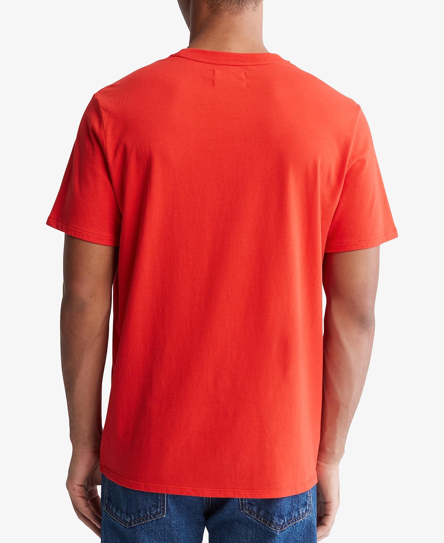 Calvin Klein Men's Smooth Cotton Solid Crewneck T-Shirt