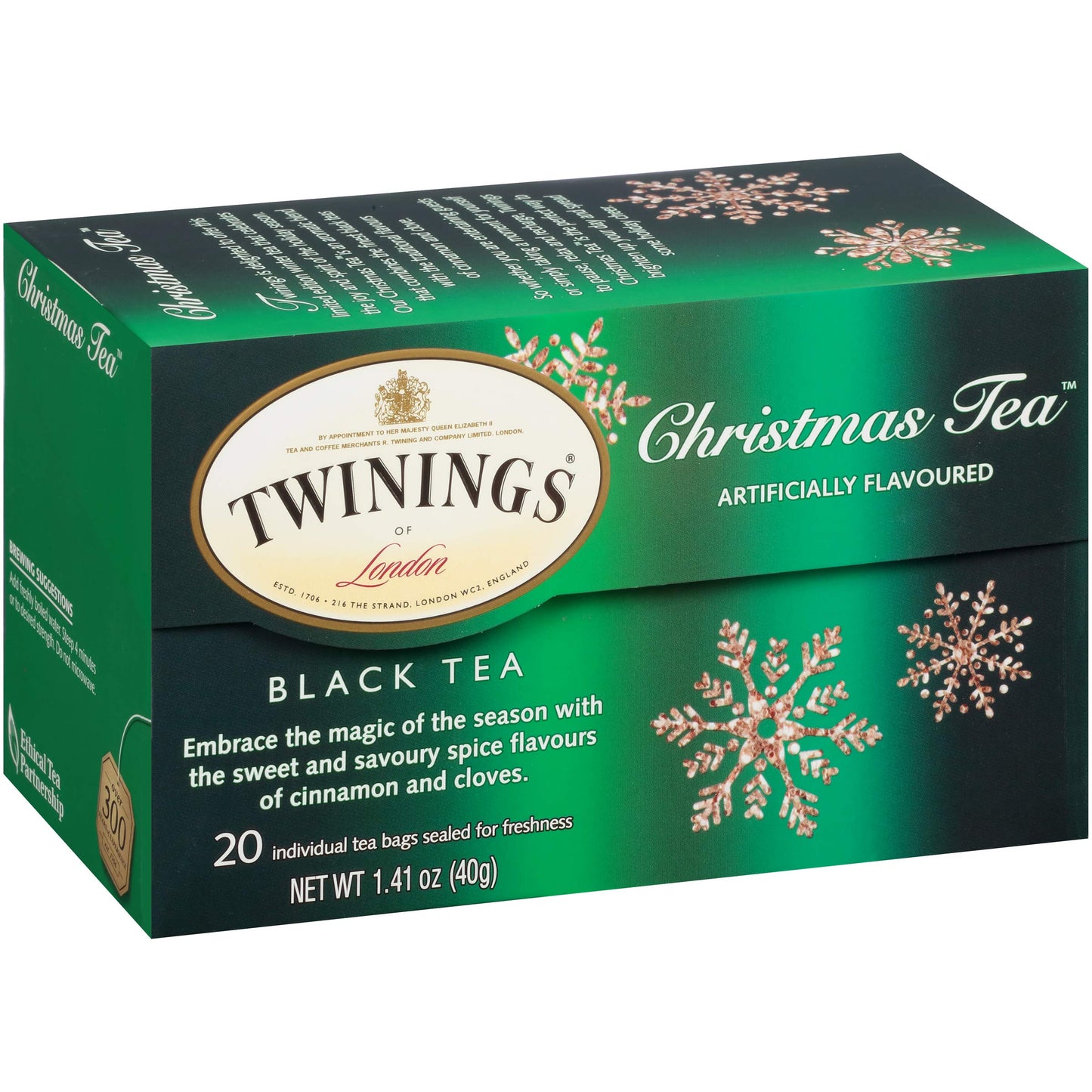 Twinings Decaffeinated English Breakfast Individually Wrapped Black Tea Bags, 20 Count Pack of 6, Flavourful & Robust