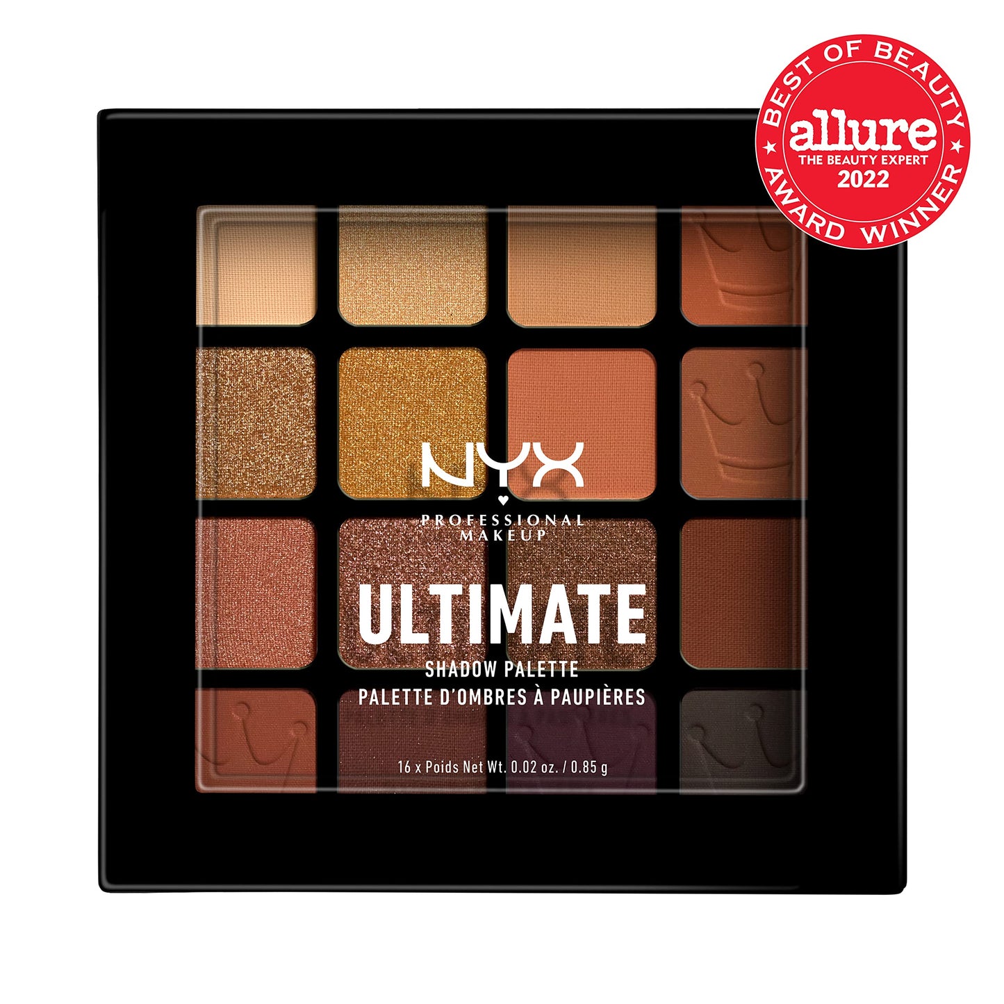 NYX PROFESSIONAL MAKEUP Ultimate Shadow Palette, Eyeshadow Palette - Warm Neutrals