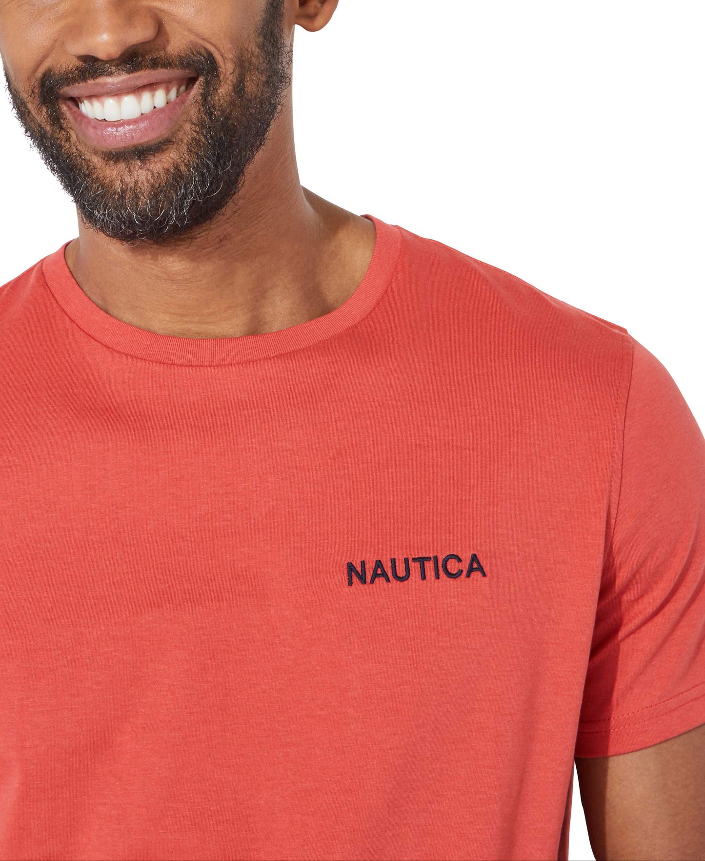 Nautica Men's Short Sleeve Solid Crew Neck T-Shirt