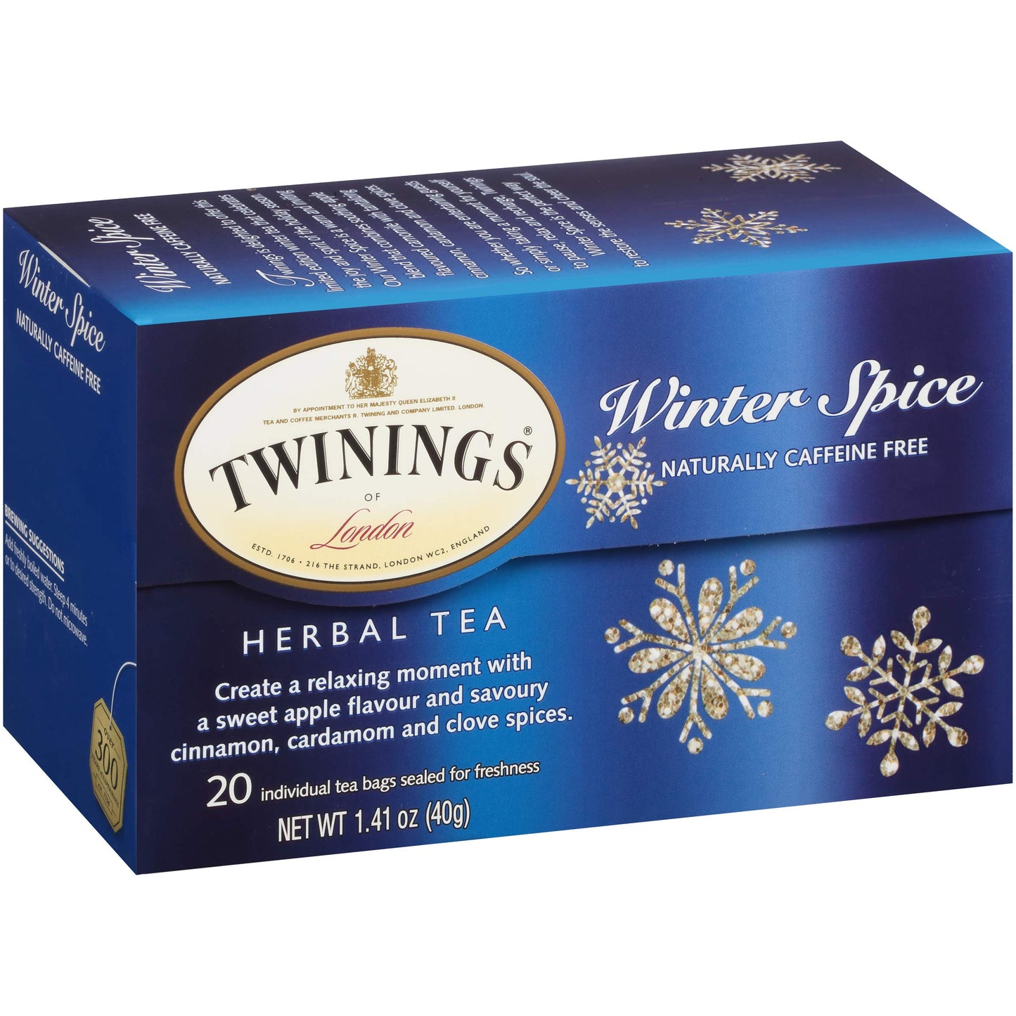 Twinings Decaffeinated English Breakfast Individually Wrapped Black Tea Bags, 20 Count Pack of 6, Flavourful & Robust