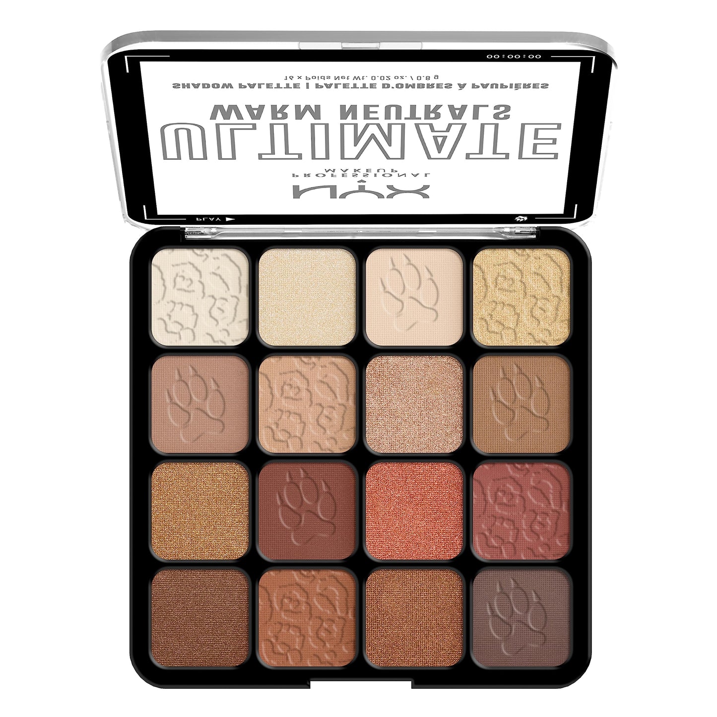 NYX PROFESSIONAL MAKEUP Ultimate Shadow Palette, Eyeshadow Palette - Warm Neutrals