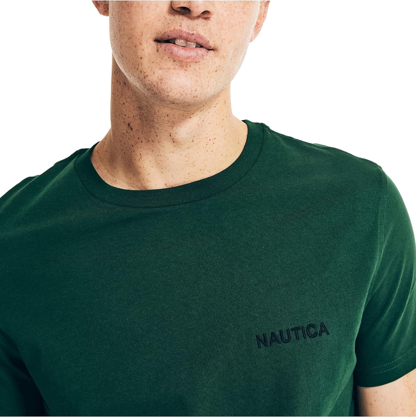 Nautica Men's Short Sleeve Solid Crew Neck T-Shirt