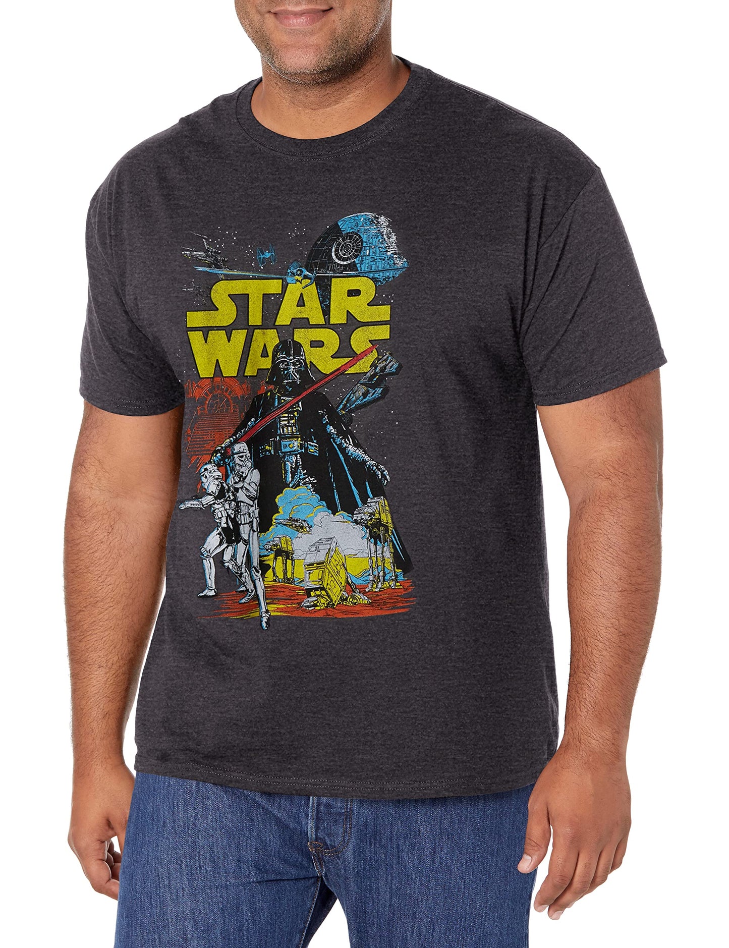 STAR WARS Young Men's Rebel Classic Graphic T-Shirt