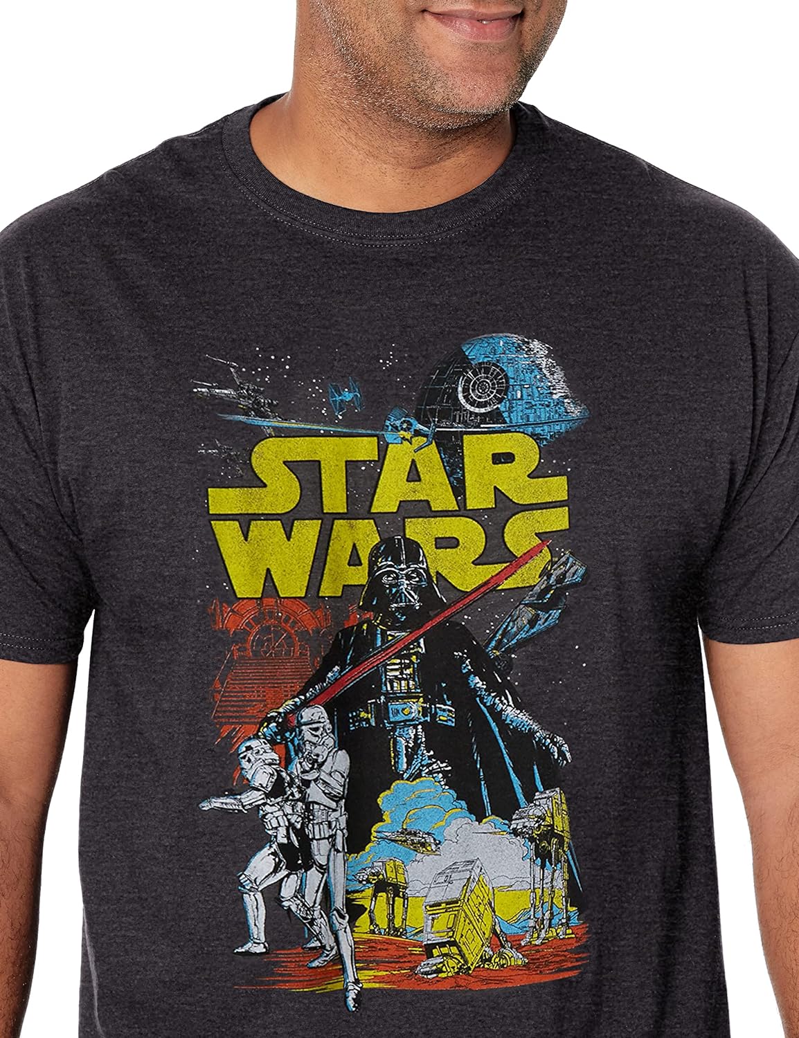 STAR WARS Young Men's Rebel Classic Graphic T-Shirt