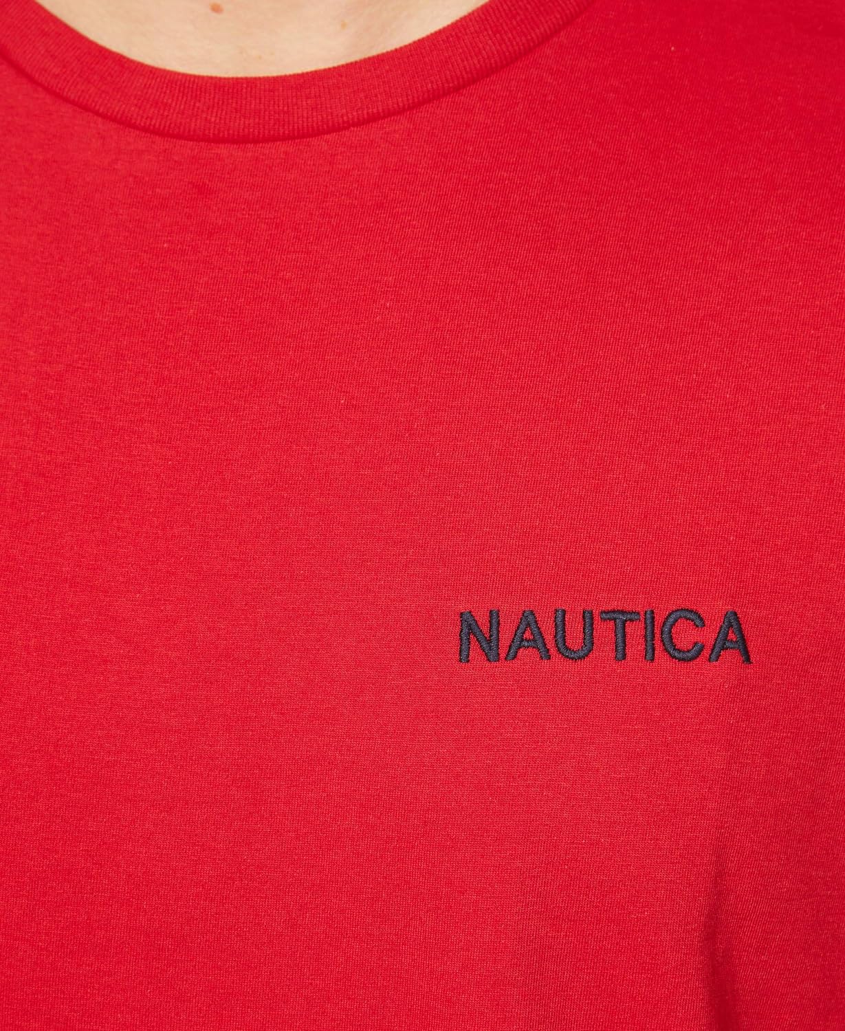 Nautica Men's Short Sleeve Solid Crew Neck T-Shirt