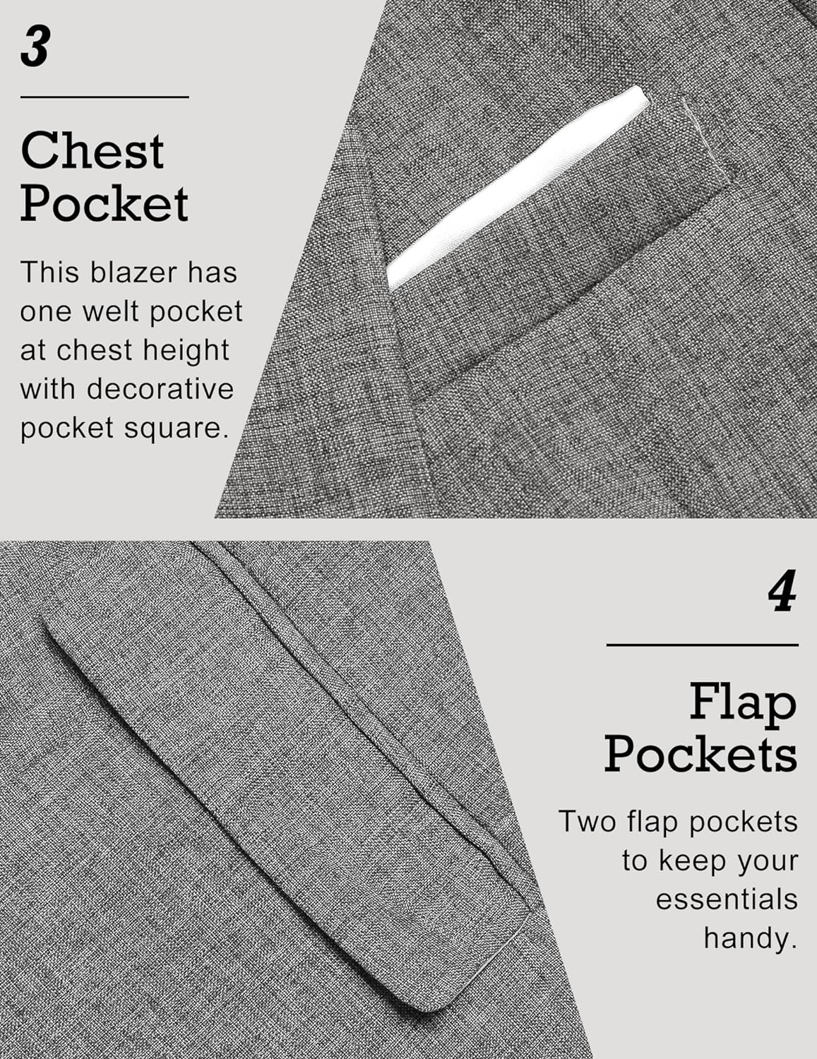 COOFANDY Men's Blazer Casual Sport Coats Slim Fit One Button Suit Jacket Lightweight Sports Jacket