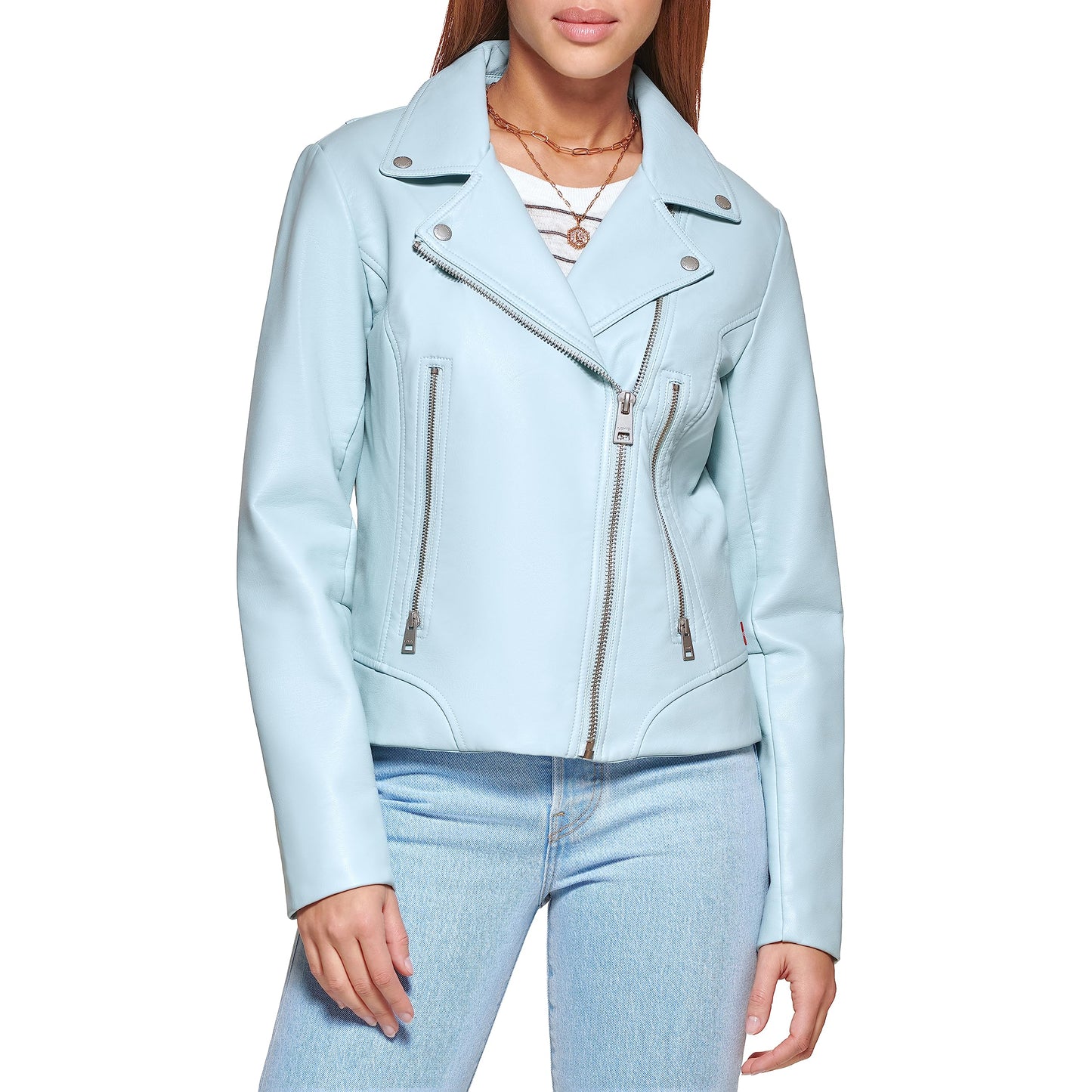 Levi's Women's Belted Faux Leather Moto Jacket (Regular & Plus Size)