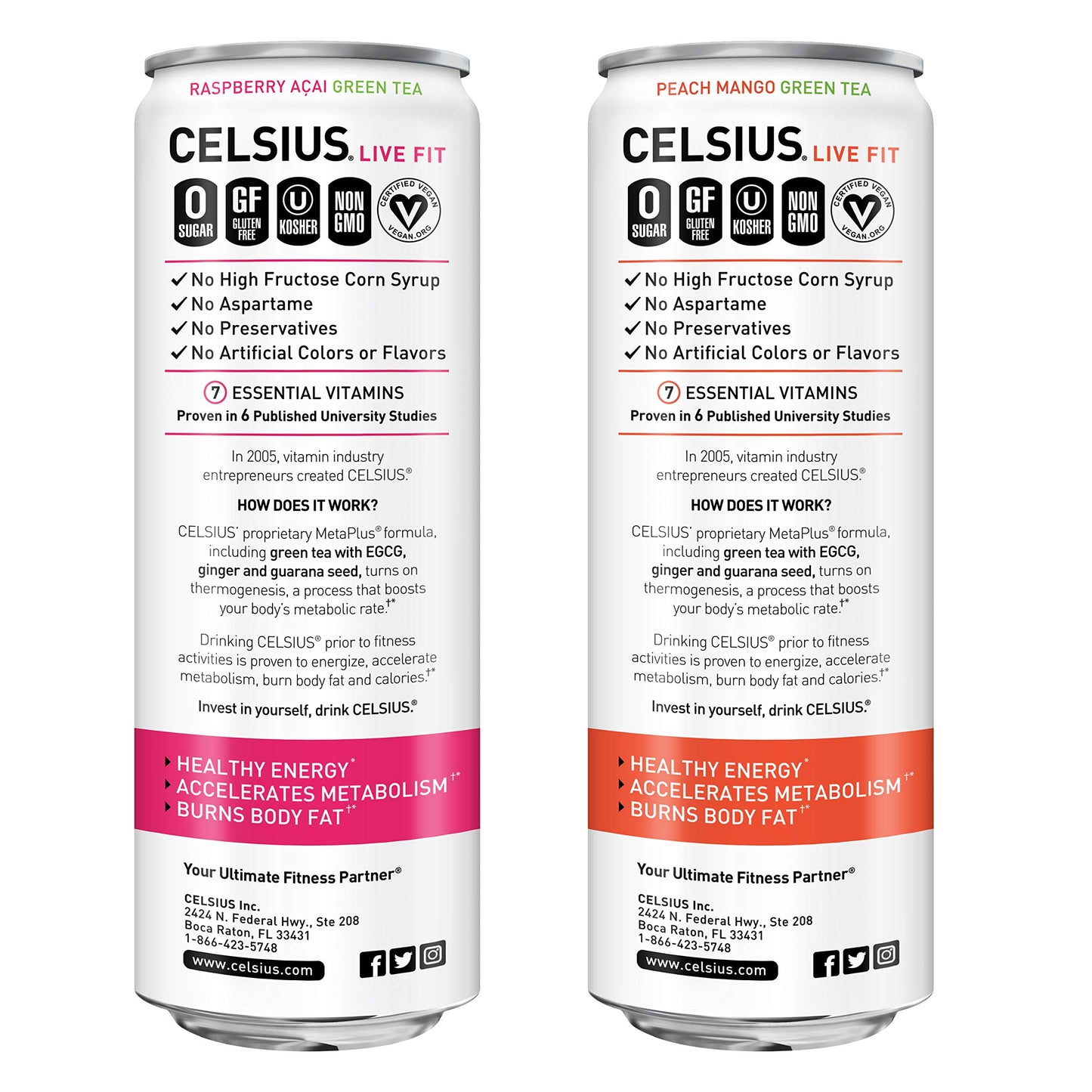 CELSIUS Assorted Flavors Official Variety Pack, Functional Essential Energy Drinks, 12 Fl Oz (Pack of 12)