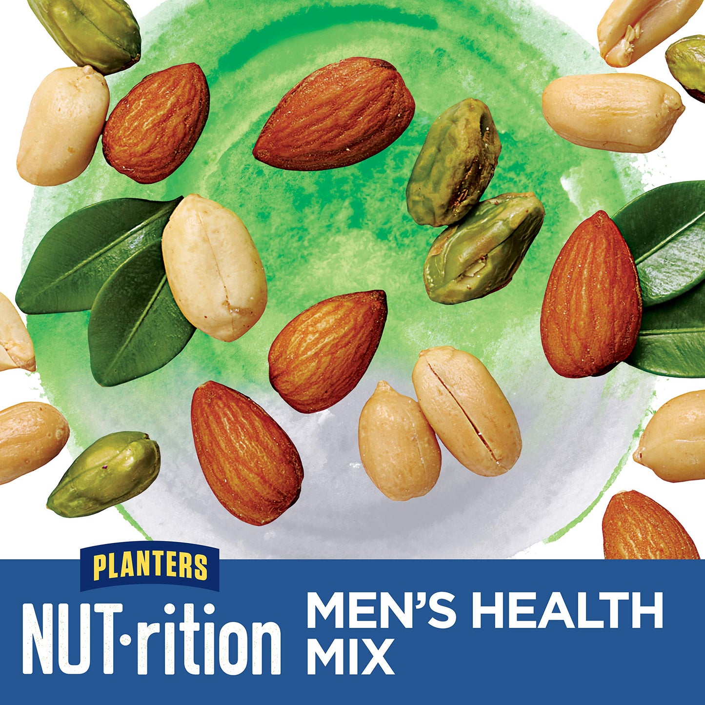 Planters NUT-RITION MEN'S HEALTH Recommended Nut Mix with Peanuts, Almonds, Pistachios Sea Salt, 7 ct of 1.25 oz Packs