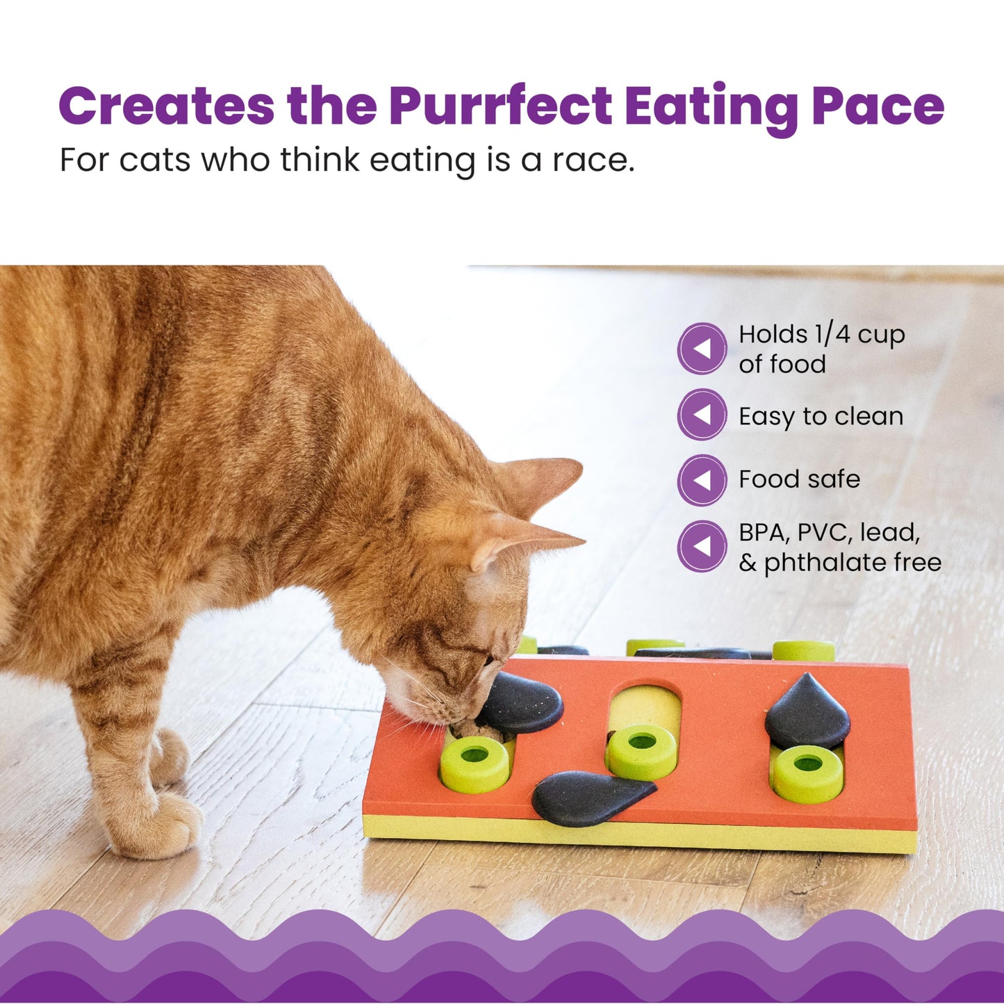 Catstages by Nina Ottosson Buggin' Out Puzzle & Play - Interactive Cat Treat Puzzle