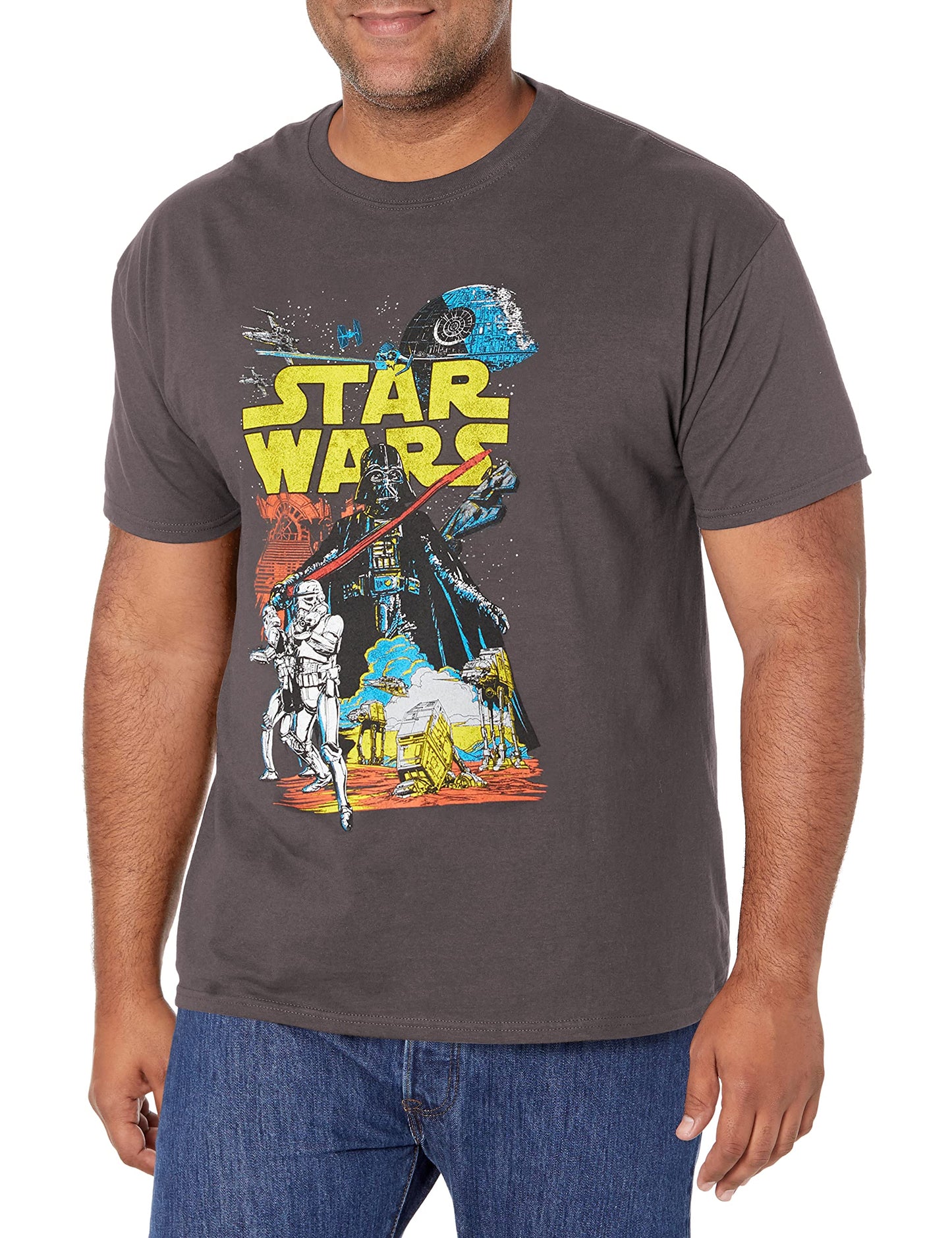 STAR WARS Young Men's Rebel Classic Graphic T-Shirt