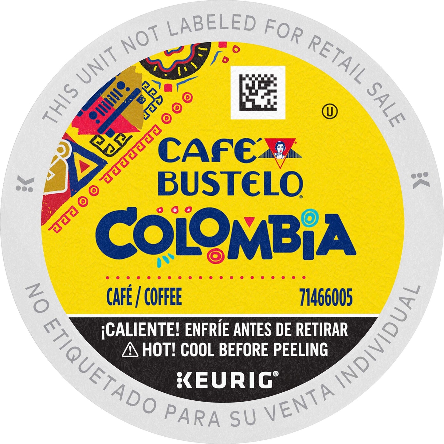 Café Bustelo Espresso Style Dark Roast Coffee, 72 Keurig K-Cup Pods