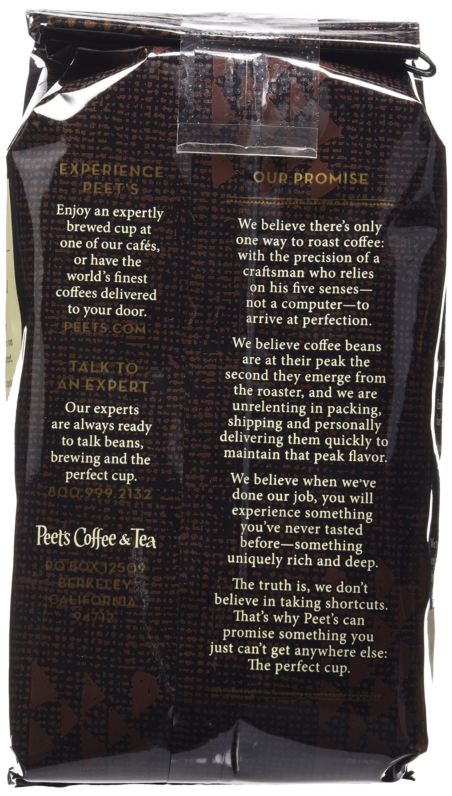 Peet's Coffee, Dark Roast Ground Coffee - Major Dickason's Blend 18 Ounce Bag