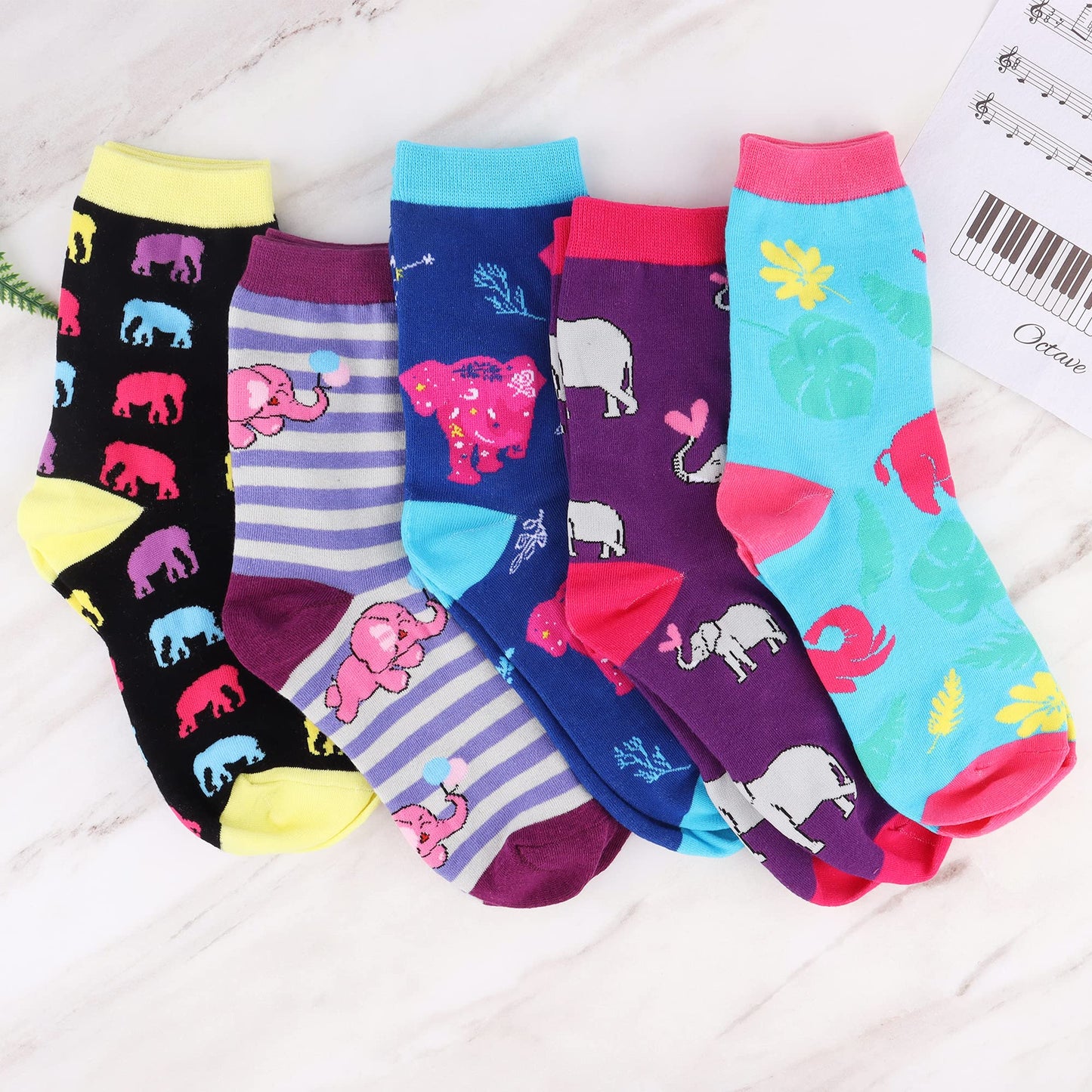 Jeasona Women's Cat Socks Cat Gifts Cute Animal Socks Dog Owl Gifts for Women