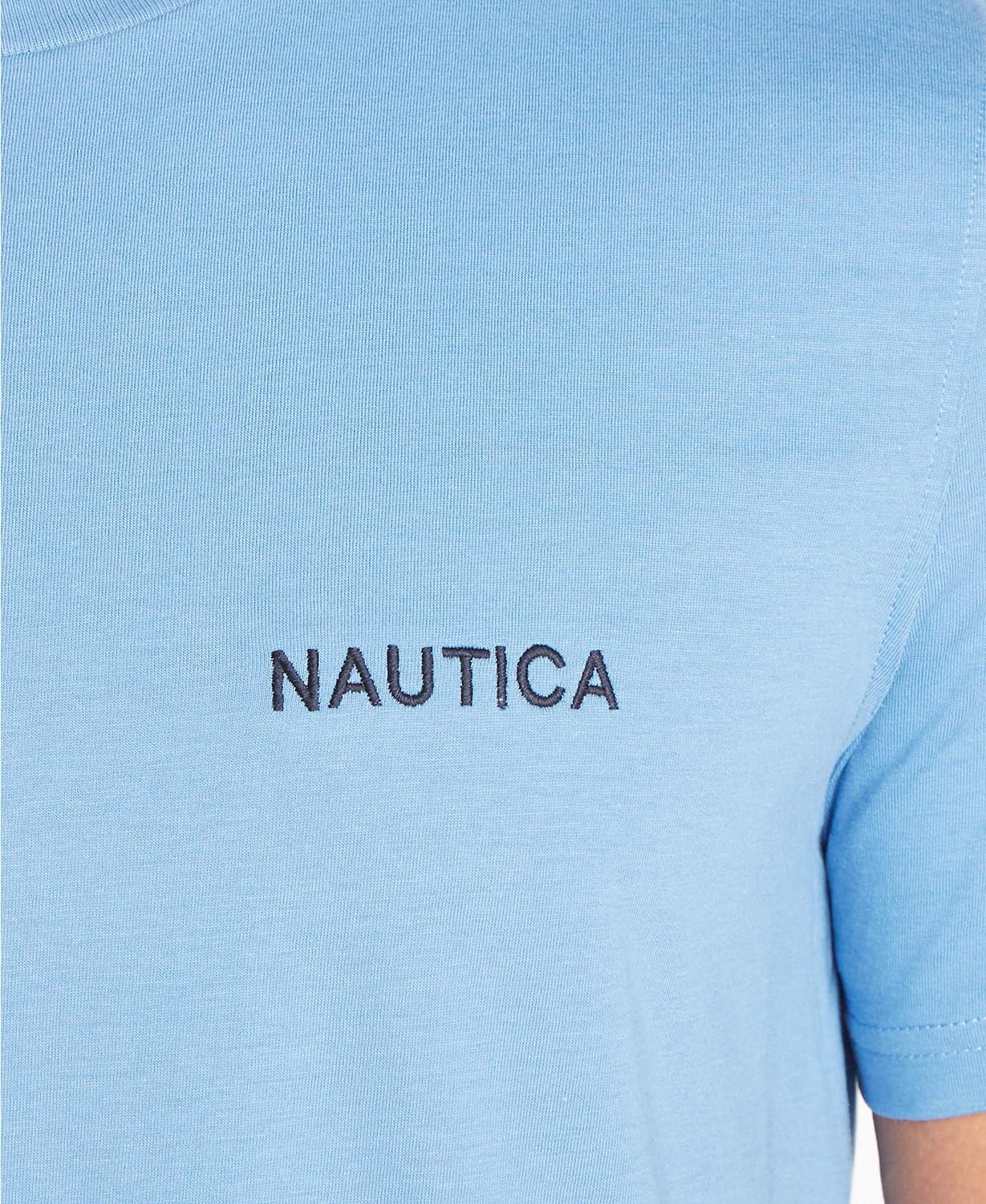 Nautica Men's Short Sleeve Solid Crew Neck T-Shirt