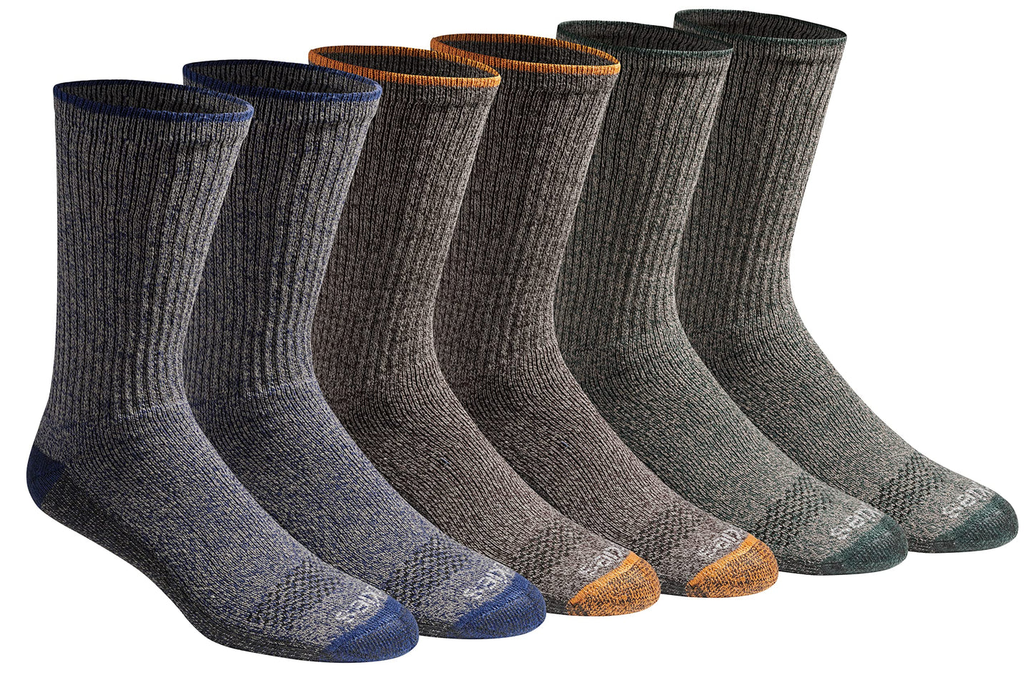 Dickies Men's Dri-tech Essential Moisture Control Crew Socks Multipack