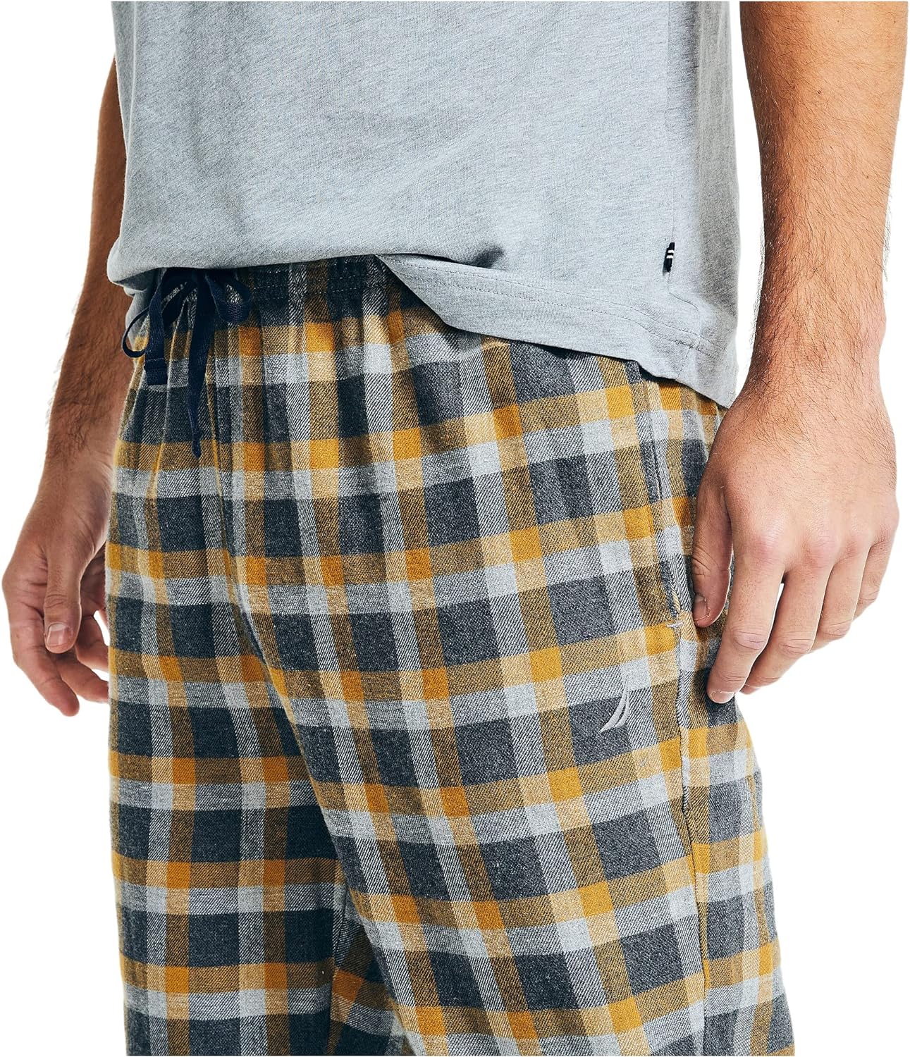 Nautica Men's Plaid Flannel Pajama Pant Set