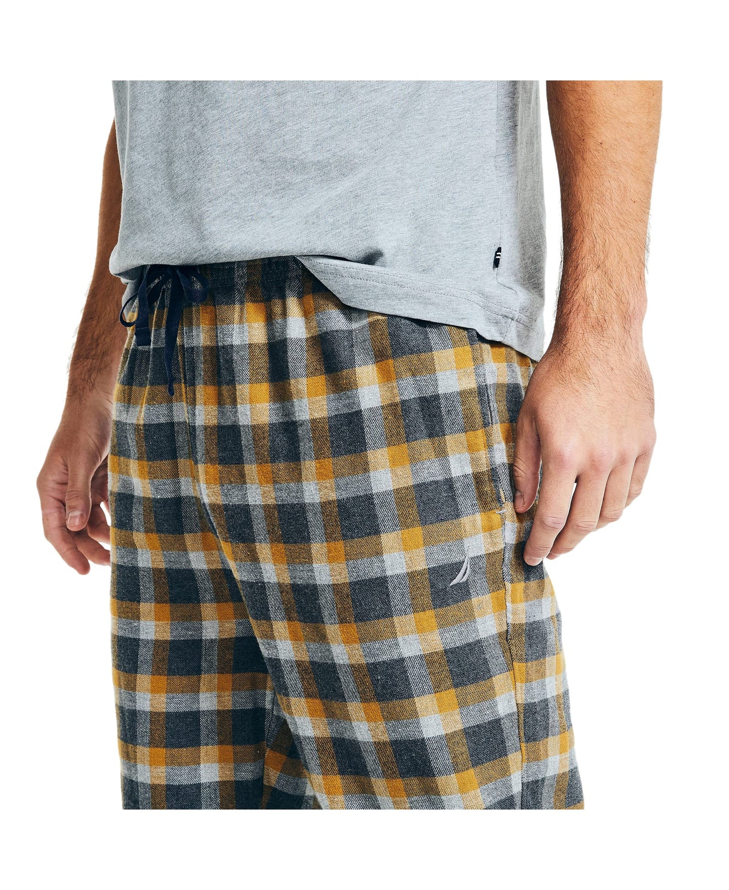 Nautica Men's Plaid Flannel Pajama Pant Set