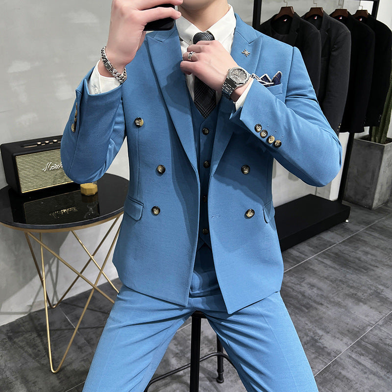 Men's Business Formal High-grade British Style Suit For Men