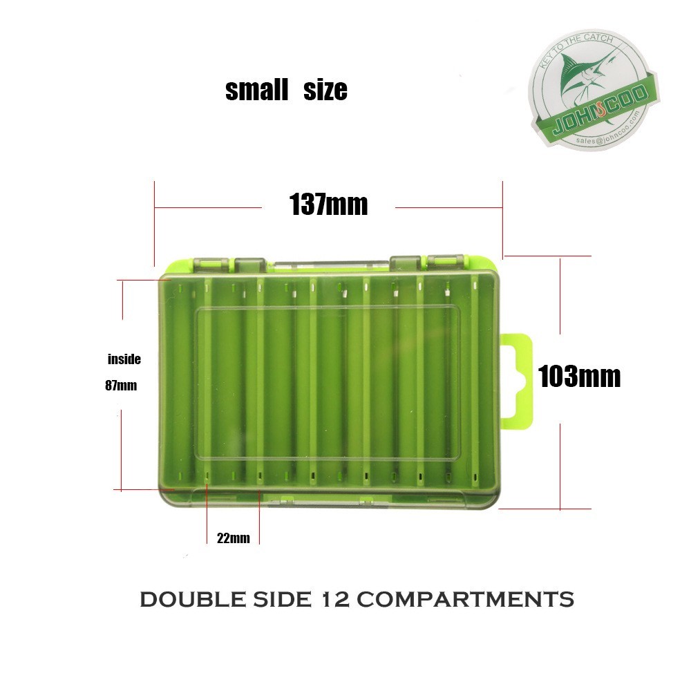 Double-sided Double-layer Tool Hard Bait Box Storage