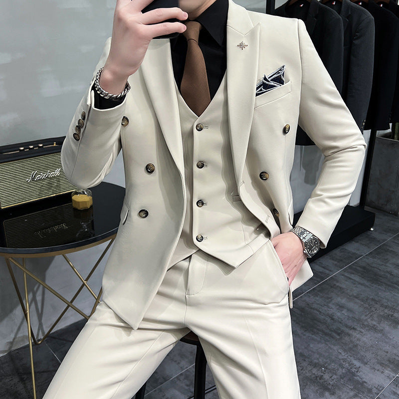 Men's Business Formal High-grade British Style Suit For Men