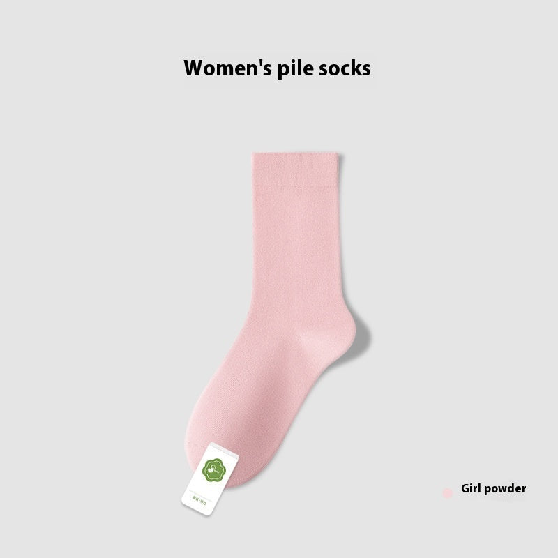 Spring And Summer Thin Anti-Pilling Pure Cotton Women's Socks Sweat-absorbent Breathable