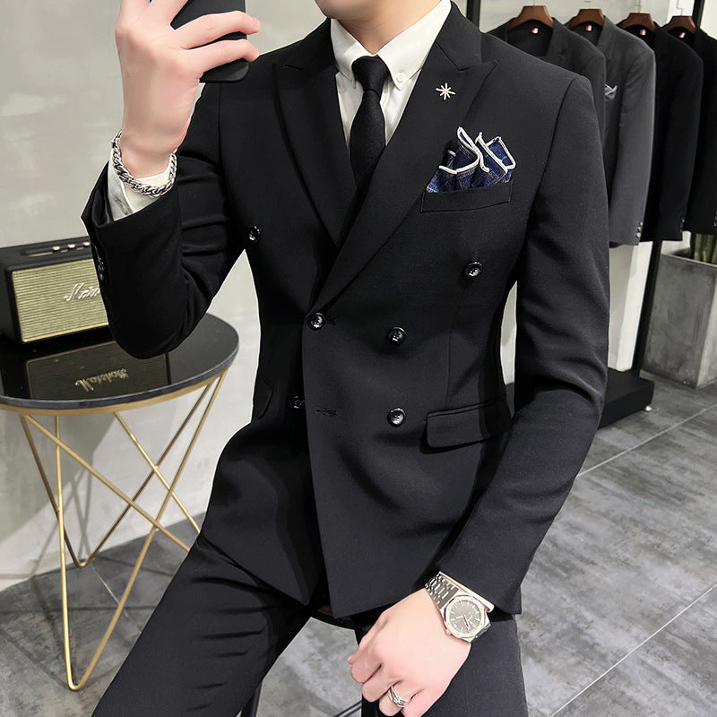 Men's Business Formal High-grade British Style Suit For Men