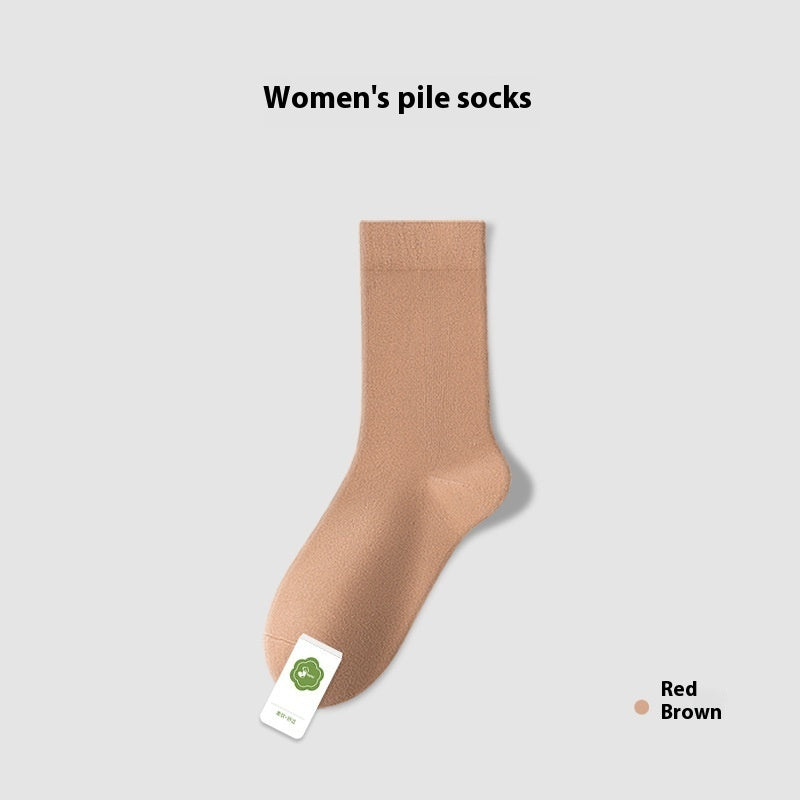 Spring And Summer Thin Anti-Pilling Pure Cotton Women's Socks Sweat-absorbent Breathable