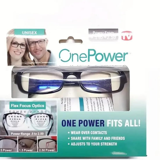 One Power AutoFocus Reading Glasses As seen on TV Lightweight Frames 5 styles to choose from 1pr3pr or 10pr