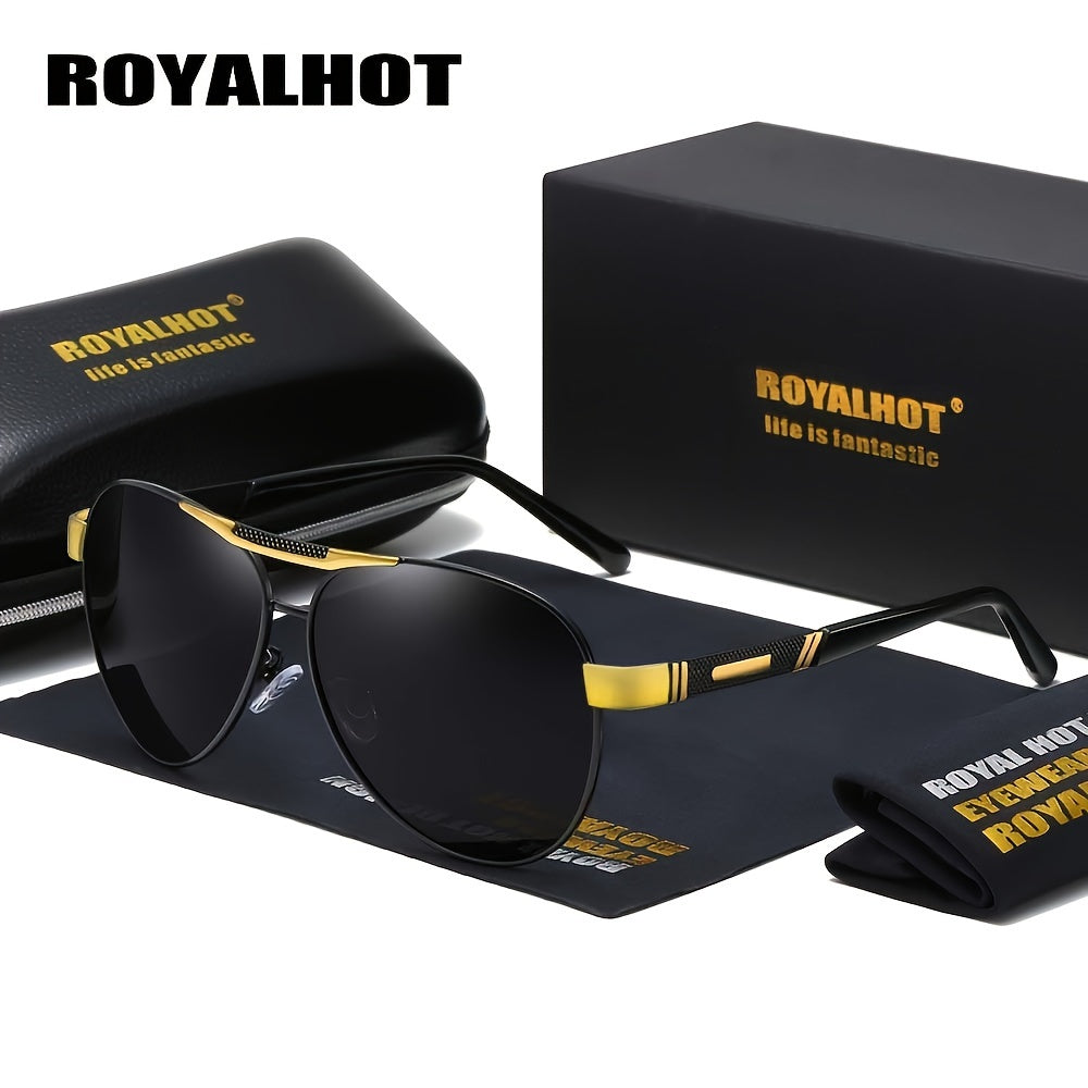 RoyalHot Men Women Polarized Alloy Cool Oval Frame Sunglasses  Driving Sun Glasses Shades Oculos masculino Male 900150