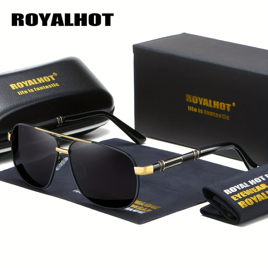 RoyalHot  HighQuality Polarized Fashion Glasses with Durable Alloy Frame Perfect for Men and Women Everyday Wear and Safe Driving